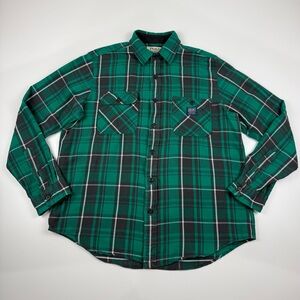 Denim & Supply Polo Ralph Lauren Button Up Flannel Shirt Men’s Large Plaid